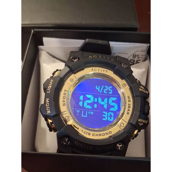 Activa Sync X Invicta Mens Digital Watch 50mm. Black New With Tags And Box